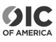 Image of OIC of America Logo in Black and White
