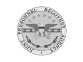 Logo of Joint Personnel Recovery Agency in black and white